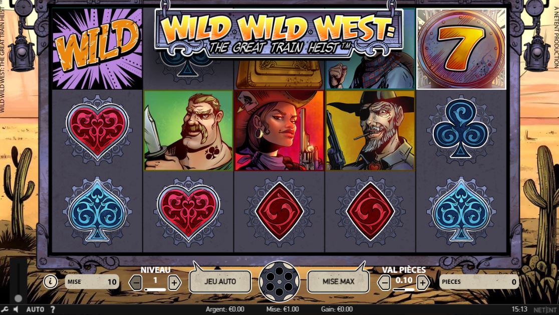 Wild Wild West The Great Train Heist - capture écran