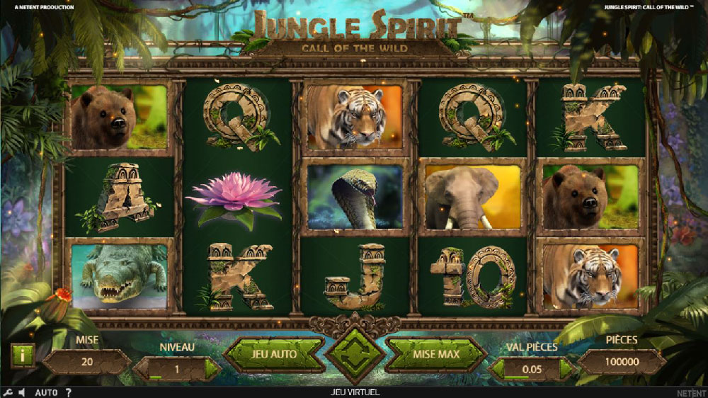 Jungle Spirit - capture écran