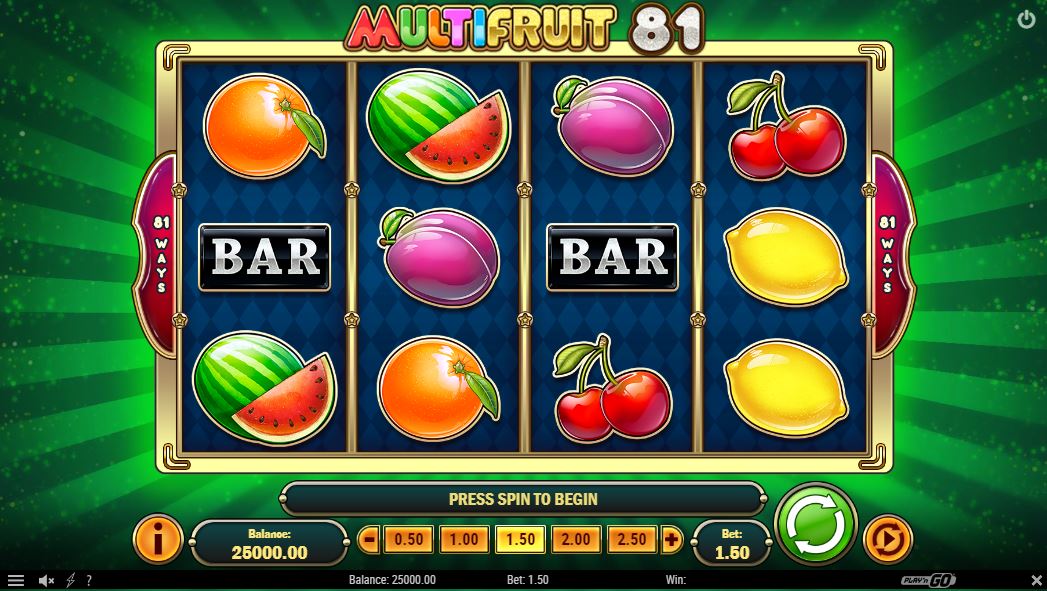 Multifruit 81 - capture écran