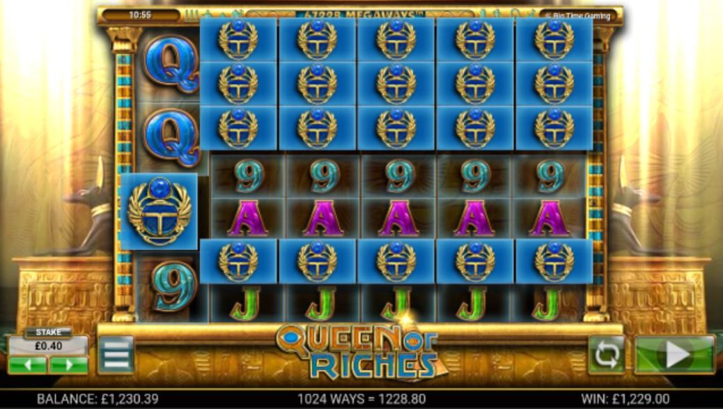 Queen Of Riches - Big Time Gaming - Capture écran
