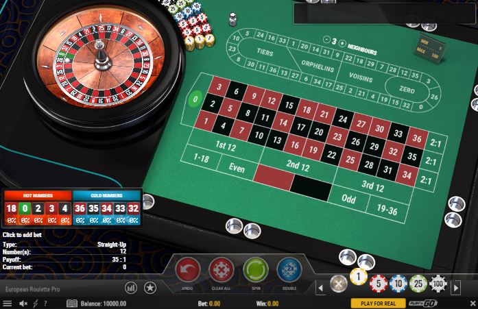 European Roulette Pro - capture écran