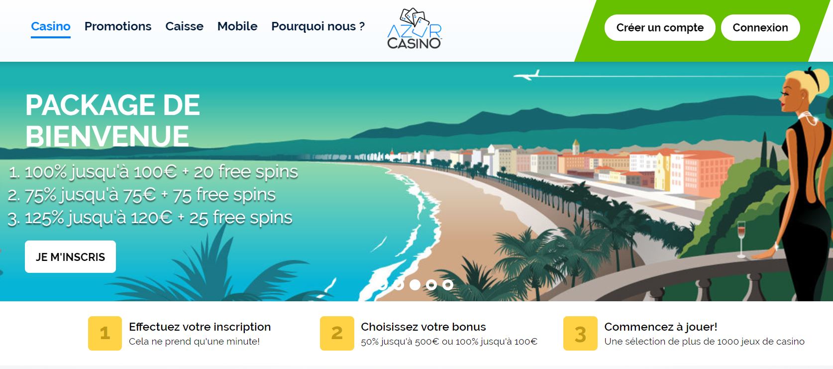 Azur casino 2 - capture écran