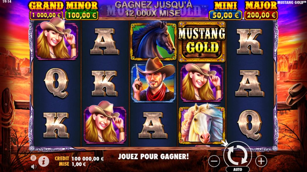 Mustang Gold - capture écran