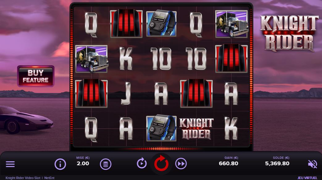 Knight Rider Slot - capture écran