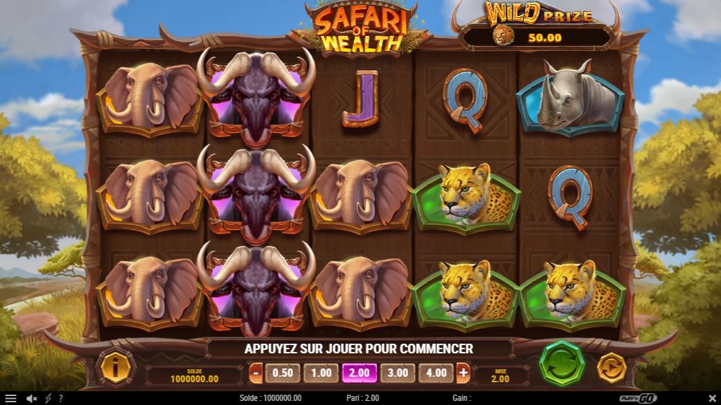 Safari Of Wealth - capture écran