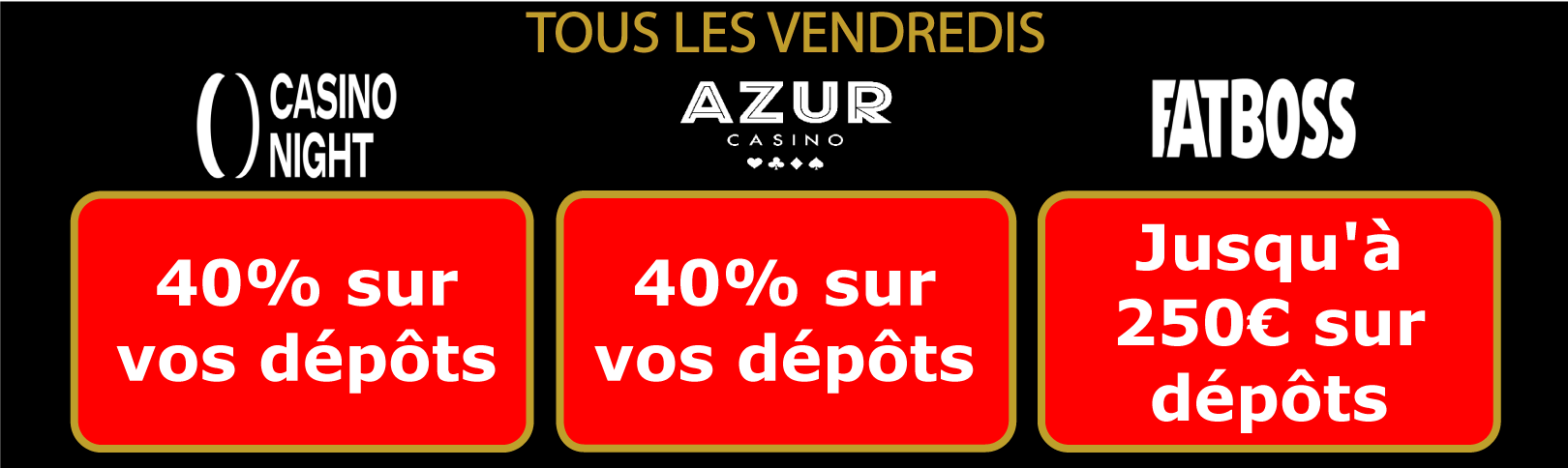 Bonus du vendredi